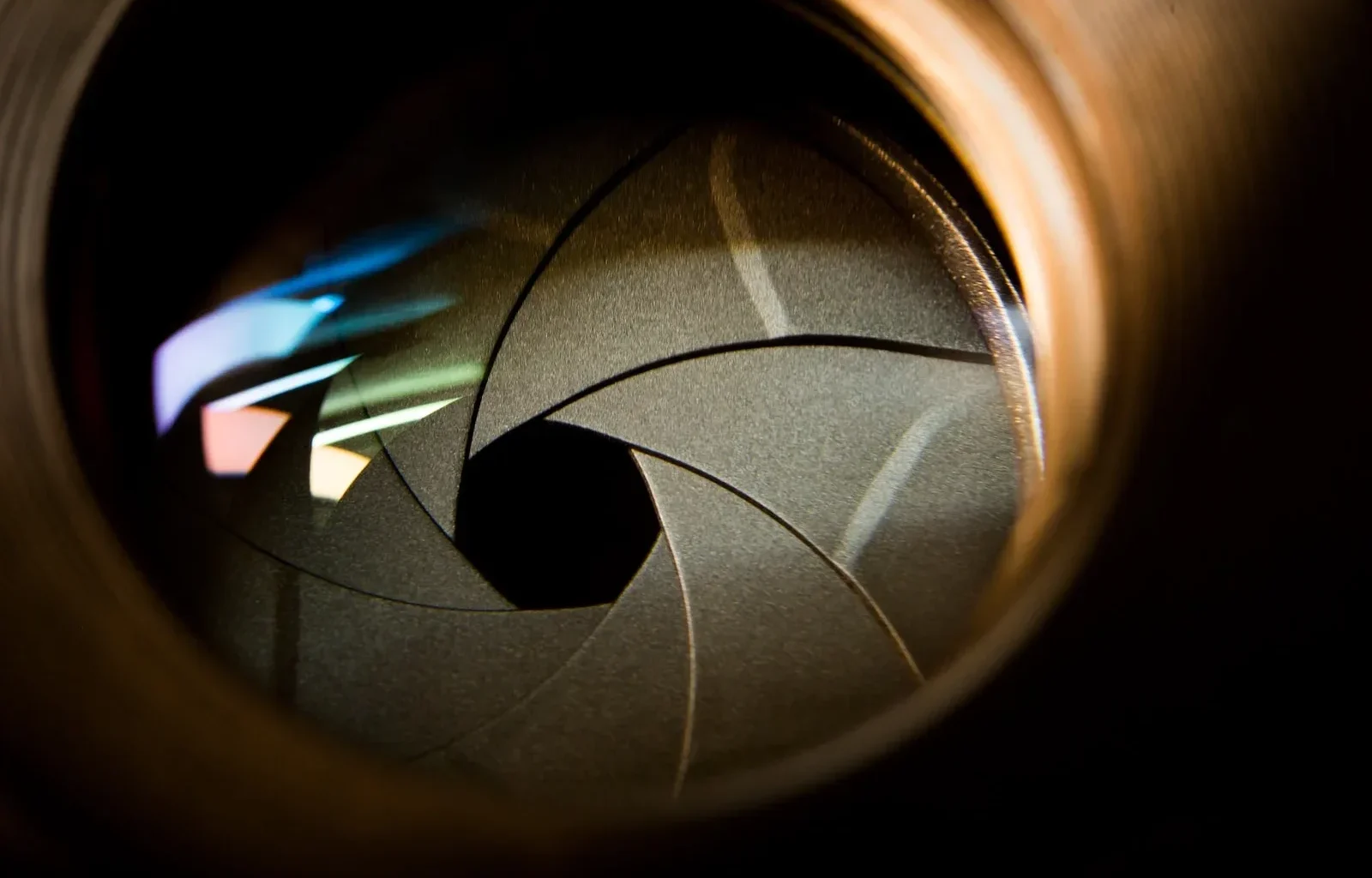 black and blue round logo