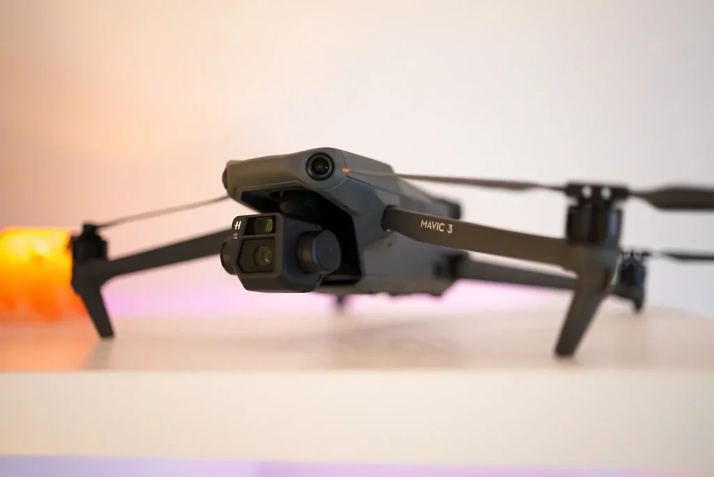 a camera attached to a remote control device